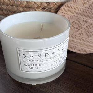 Sand + Fog Lavender Musk Candle - Cream